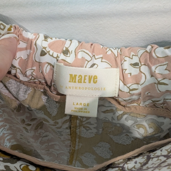 Maeve by Anthropologie Floral Pattern Shorts Sz L - Picture 5 of 10